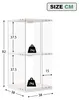 ProximaX Glazen vitrine, 360° draaibaar, wit, met 2 Productafbeelding-voorbeeld 3
