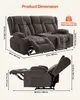 VEVOR Loveseat elektrické polohovateľné kreslo s funkciou Náhľad obrázku produktu 3