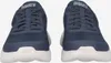 A pair of navy blue Skechers GO WALK FLEX sneakers for men, shown from a front-facing perspective against a white background. Anteprima dell’immagine prodotto