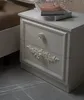 Barock Nachtkonsole Nora im 2er Set in Weiß / Beige Produktbild-Vorschau 1