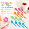 Eierlöffel Kunststoff 12 Stück farbig Produktbild-Vorschau 8