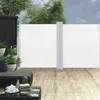 vidaXL Ausziehbare Seitenmarkise Creme 140 x 600 cm Produktbild-Vorschau 13