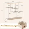 COSTWAY Tavolino da salotto 100 cm, tavolino da corridoio Anteprima dell’immagine prodotto 3