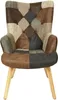 Fauteuil Helsinki Patchwork Pu Voir les images du produit 9