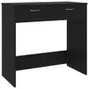 vidaXL Biurko czarne 80x40x75 cm materiał drewnopochodny - Podgląd zdjęcia produktu 9
