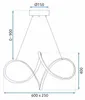 Lampada tooLight G081-1Cp Gold Anteprima dell’immagine prodotto 7