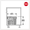 Hailo 3641221 - AS Raumspar Tandem Comfort - 20L/20L - Produktbild-Vorschau 3