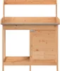 vidaXL Pflanztisch mit Schrank Braun 110,5x45x124,5cm Produktbild-Vorschau 7