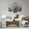Bild auf Leinwand - Leinwandbild - 3 Teile - Wolkenkratzer Produktbild-Vorschau 6