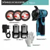 500W 12V Akku-Winkelschleifer, 76mm Schleifscheibe, mit Produktbild-Vorschau 2