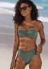 LASCANA Bügel-Bandeau-Bikini-Top Fay oliv Größe 34 Cup B Produktbild-Vorschau 2