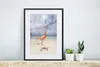 MuchoWow® MuchoWow® Gerahmtes Poster Zwei Flamingos auf Produktbild-Vorschau 6