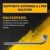 Extralink Supporto da parete per antenna 300 × 1000 mm, Anteprima dell’immagine prodotto 5