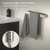 ML-Design Handtuchhalter mit Haken, 42 cm, Silber, aus Produktbild-Vorschau 4
