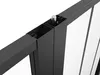 Komplette 2-flügelige Doppeltür aus Aluminium und Produktbild-Vorschau 7