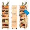 MODO24 Gemüseregal Holz, 5 Holzkisten, Kartoffelsteige, Produktbild-Vorschau 1