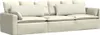 vidaXL Vankúš na pohovku 2 kusy krémový 120 x 40 cm Náhľad obrázku produktu 3