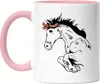 Pferd Tasse Rosa Hengst Tier Liebe Reiten Modern  Produktbild-Vorschau 1