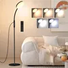 Stehlampe Wohnzimmer Schwarz LED Leselampe Dimmbar -20000 Produktbild-Vorschau 9