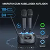 TONOR TW790 Funkmikrofon Set 2x Mikro UHF Wireless Produktbild-Vorschau 2