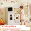 COSTWAY Kinderküche Spielküche mit Zubehör, Schreibtafel Produktbild-Vorschau 9