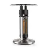 A standalone infrared heater with a small table top. Produktbild-Vorschau