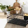 Odkapávač na talíře Odkapávač na nádobí Dvoupatrový stojan Náhled obrázku produktu 9