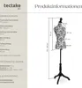 tectake® Schneiderpuppe Torso höhenverstellbar, 133 - 168 Produktbild-Vorschau 5