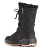 A single black winter boot shown from the side against a white background. Voir les images du produit