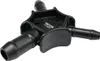 A black plastic Yato YT-22373 pipe calibrator with a deburrer is shown against a white background. Náhľad obrázku produktu
