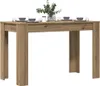 vidaXL Jedálenský stôl Artisan dub 120x60x76 cm materiál na Náhľad obrázku produktu 4