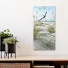 DEQORI Glasuhr 30x60 cm Zahlen 'Dünen an Nordseeküste' Produktbild-Vorschau 4