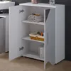 Vicco Midischrank Irma, 60 x 81 cm, Weiß Hochglanz mit Produktbild-Vorschau 5