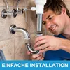 Siphon, Pop Up Ablaufgarnitur, POP UP Ventil, U-förmiges Produktbild-Vorschau 8