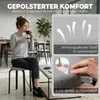 HOMCOM Zestaw 4 stołków do jadalni, stołki do układania w Podgląd zdjęcia produktu 5