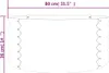 vidaXL Pflanzkübel Verzinkter Stahl 80x80x36 cm Anthrazit Produktbild-Vorschau 5