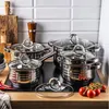 Klausberg Stalen pannen, 10 stuks, 2,1 l, 2,1 l, 2,9 l, 3,9 Productafbeelding-voorbeeld 2