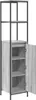 vidaXL Badschrank mit Regalen Grau Sonoma 36x35x165 cm Produktbild-Vorschau 5