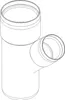Poloplast POLO-KAL XS, derivazione, DN 75/50/45, 1 pz. Anteprima dell’immagine prodotto 3