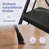 SONGMICS Trittleiter 4 Stufen Klappbar mit Handlauf bis 150 Produktbild-Vorschau 6