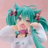 Hatsune Miku Sitzende Katzenmädchen Figur – Niedliche PVC Produktbild-Vorschau 2