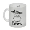 Glas Tasse für Halloween mit Kessel-Motiv und Spruch - Produktbild-Vorschau 2