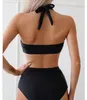 Plavky - Dvoudílné plavky - Vysoký střih - Boho bikiny - Náhled obrázku produktu 3