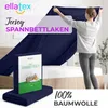 EllaTex Jersey Spannbettlaken 90x200–100x200 Baumwolle – Produktbild-Vorschau 2