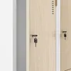A close-up view of two adjacent locker doors with keys in the locks. Anteprima dell’immagine prodotto