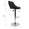Barhocker 4er Set Drehbare Barstuhl Küchenhocker aus Produktbild-Vorschau 5