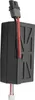 A black battery pack with red and black wires connected to a gray connector at the top, and white, red, and black wires connected to a white connector at the bottom. Voir les images du produit