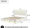 Fortuna Lai Polsterbett 140x200cm mit LED und USB-Stecker, Produktbild-Vorschau 7
