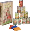 Relaxdays Dosenwerfen für Kinder, Büchsenwerfen Garten, 10 Produktbild-Vorschau 1