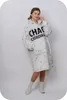 Oversize Deckenpullover XXL - Kuscheldecke mit Ärmeln - Produktbild-Vorschau 9